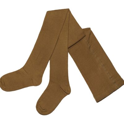 Collant da donna, Collant da donna in cotone >>Dark Beige<<