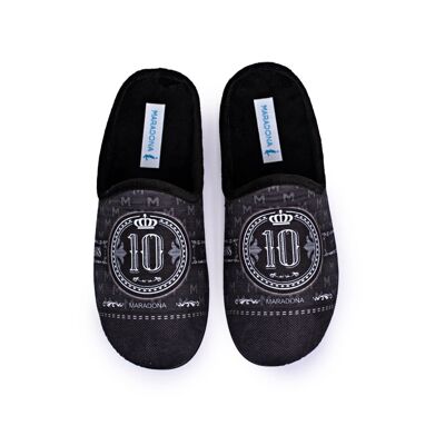 Black Maradona Slipper