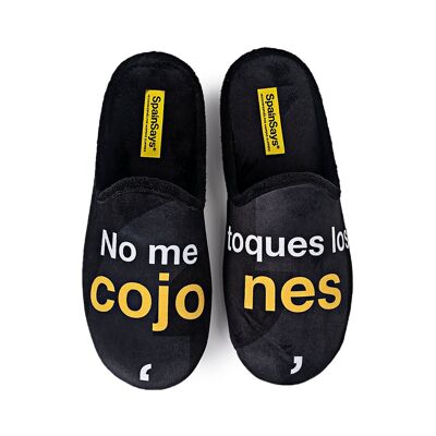 Slippers "Don't touch my balls"