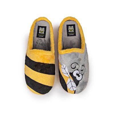 Yellow Bee Slippers