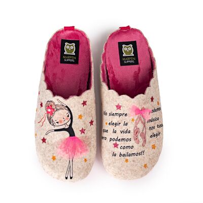 Ballerina Slippers Ecru