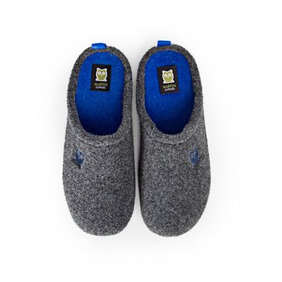 Anthracite-Navy Chinela Slippers
