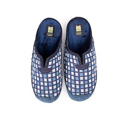 Blue Wool Slippers Slippers