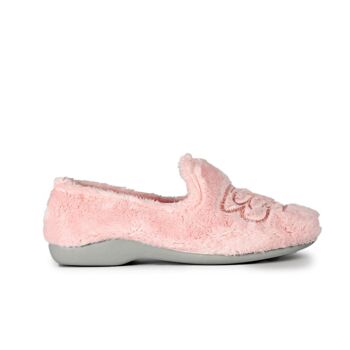 Chaussons roses de camping cygne 2