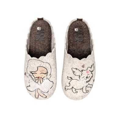 Marilyn Slippers Ecru