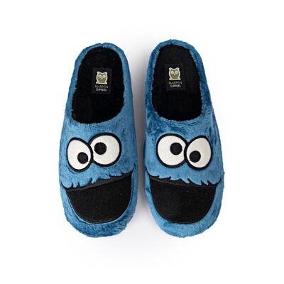 Blue Monster Slippers