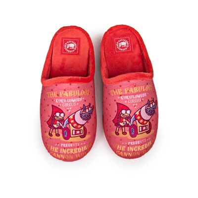 Pantofole per bambini Kukuxumusu stampa fragola