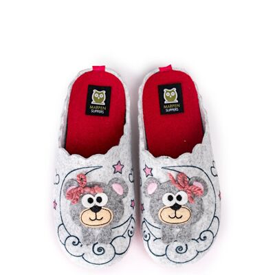 Slippers Oso Gris
