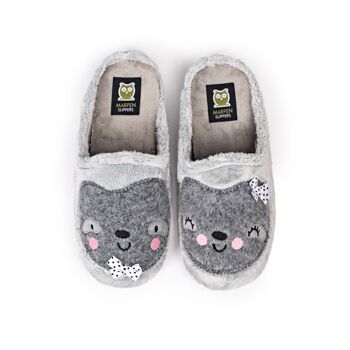 Chaussons Lazy Gris 1