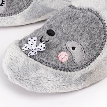 Chaussons Lazy Gris 3