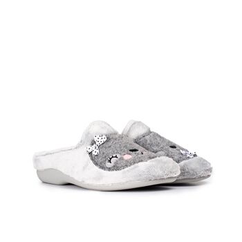 Chaussons Lazy Gris 7
