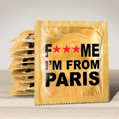 Préservatif: F ... ME I'M FROM PARIS
