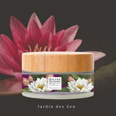 Balinese Walk – Botanischer Goldbalsam mit Lotus, Baobab