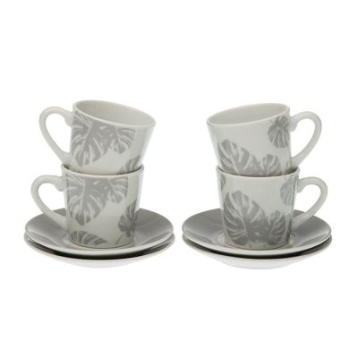 GRAY SHELLY COFFEE SET 22420008