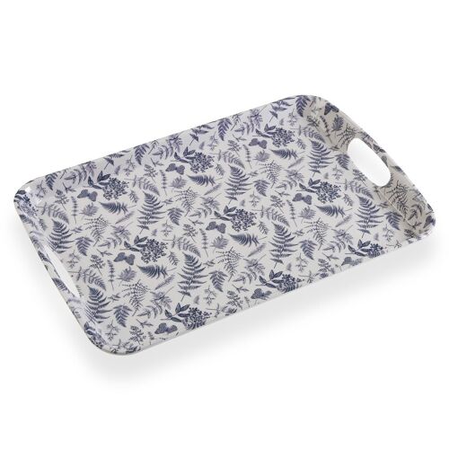 LARGE BLUE LEAVES TRAY 21740168