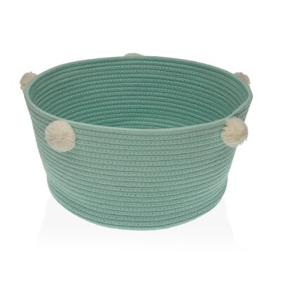 ROUND BASKET MINT POMPOMS 19485535