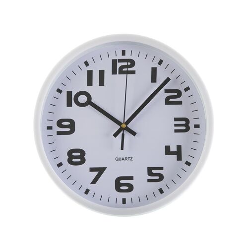 WHITE KITCHEN CLOCK 25cm 19520150