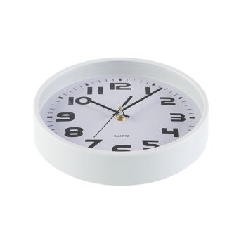 HORLOGE DE CUISINE BLANCHE 20CM 19520166 2