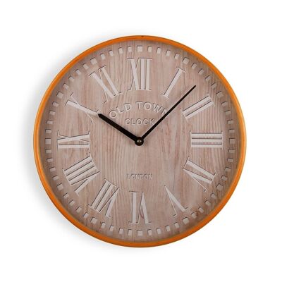 HORLOGE MURALE EN BOIS 40CM 18191494