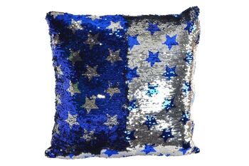 COUSSIN VELOURS PAILLETTES 40X40 300GR STAR CJ149360 3