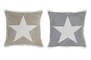 COUSSIN COTON 45X10X45 600 GR, ASSORTIMENT GR STAR 2. CJ180063 1