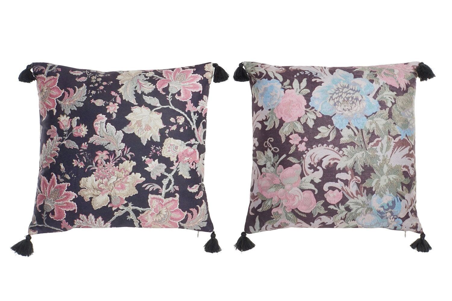 CUSCINO POLIESTERE 45X10X45 400 GR. FRANGE 2 ASSORTIMENTI. CJ181844