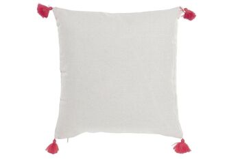 COUSSIN POLYESTER 45X10X45 400 GR. FRANGES 2 ASSORTIMENTS. CJ181845 3