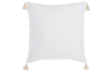 COUSSIN POLYESTER 45X10X45 400 GR. FRANGES 2 ASSORTIMENTS. CJ181853 4