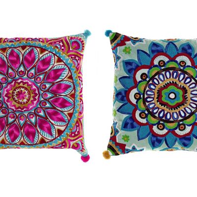 COUSSIN POLYESTER 40X10X40 425 GR, MANDALA 2 ASSORTIMENTS. CJ185537