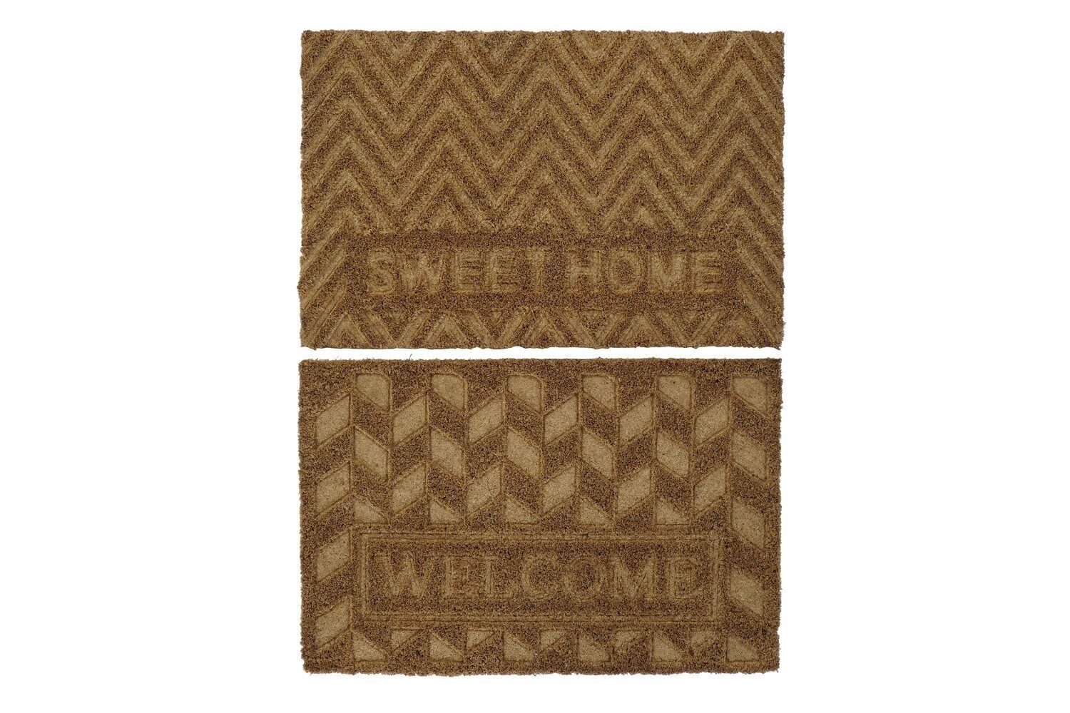 Zerbino IN FIBRA DI COCCO 60X40X1,5 GEOMETRICO 2 ASSORTIMENTI. FL185411