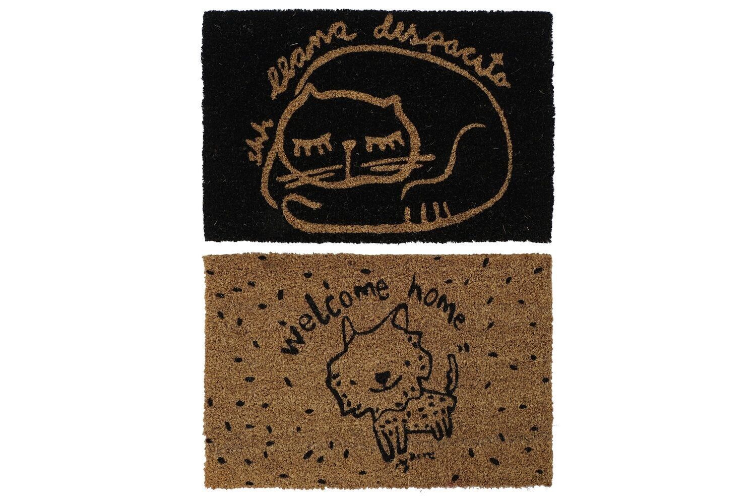 ZERBINO IN FIBRA DI COCCO PVC 60X40X1,5 CAT 2 ASSORTIMENTO. FL186698