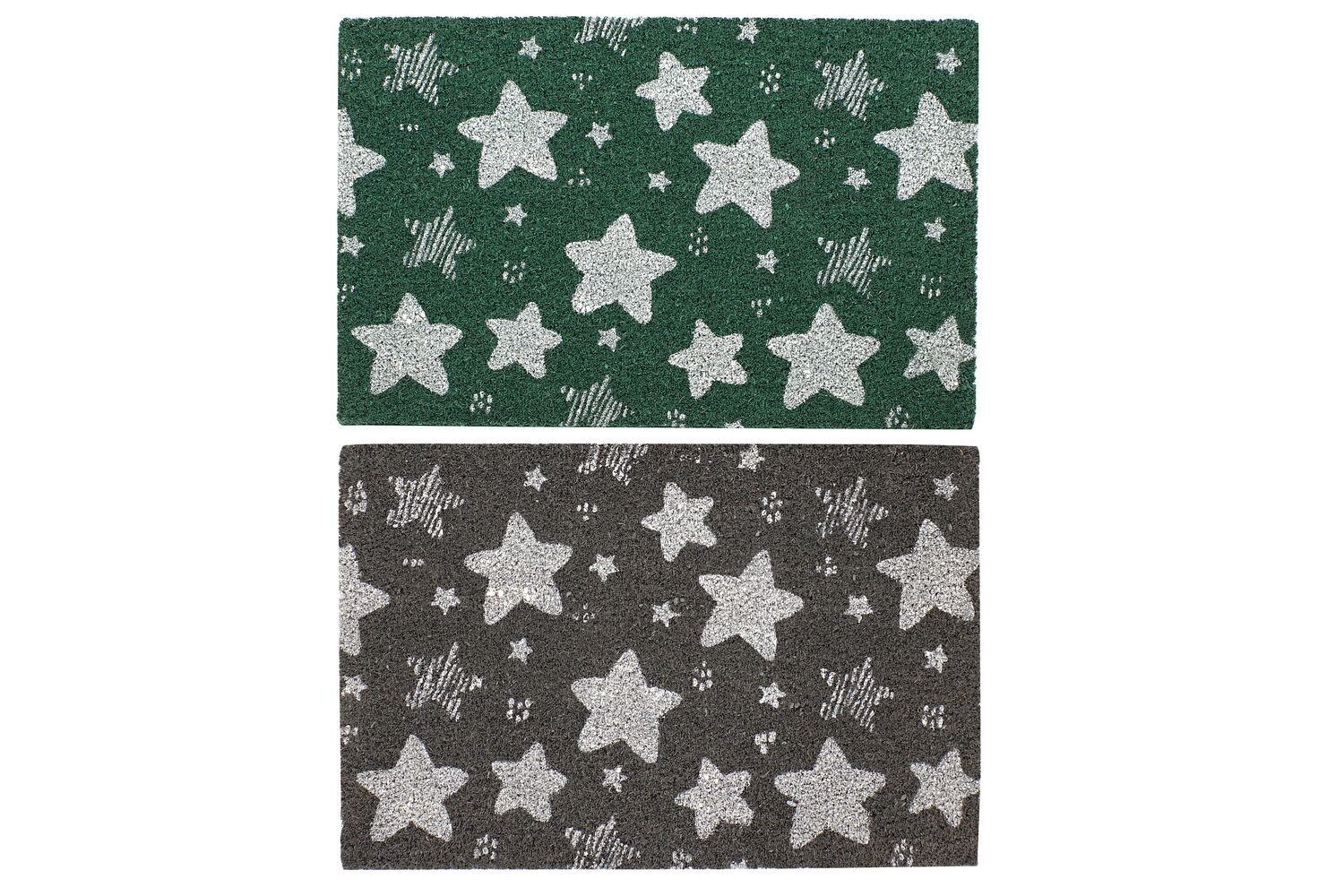 Zerbino IN FIBRA DI COCCO 60X40X1,5 STELLE 2 ASSORTIMENTI. FL192673