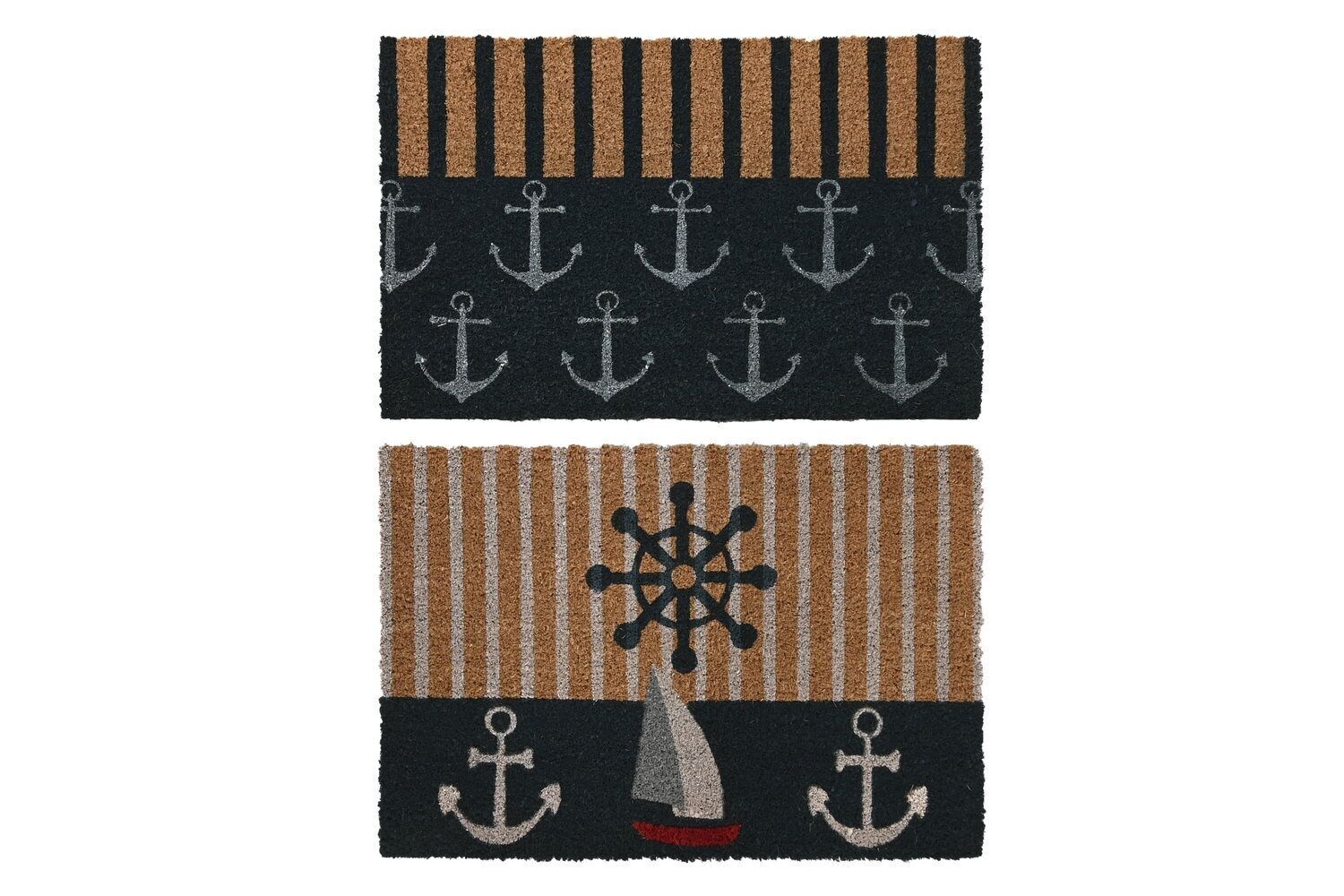 Zerbino GOMMA FIBRA DI COCCO 60X40X1,5 ANCORA 2 ASSORTIMENTI. FL204073