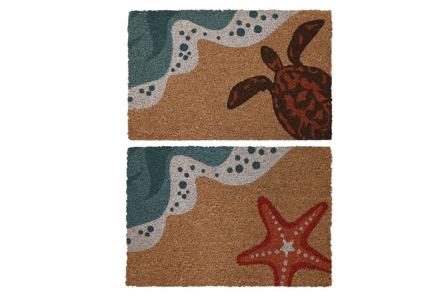 FELPUDO FIBRA COCO GOMA 60X40X1,5 ORILLA 2 SURT. FL204075