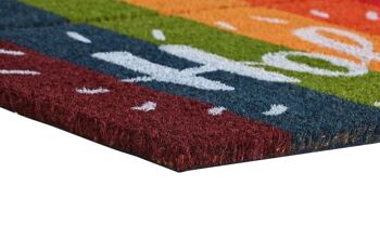 PAILLASSON CAOUTCHOUC FIBRE DE COCO 60X40X1,5 LGBT 2 ASSORTIS. FL204514 3