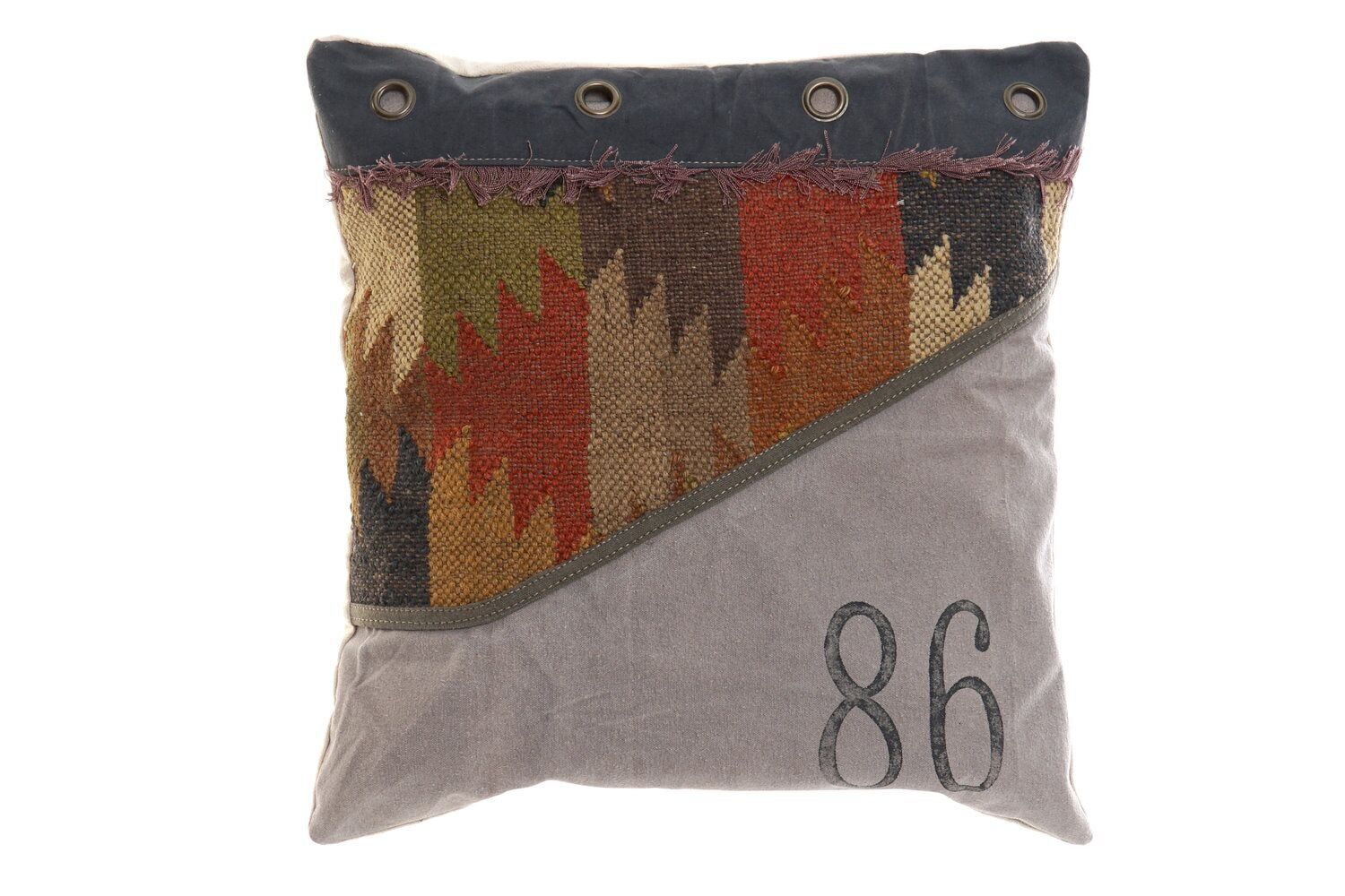 CUSCINO KILIM POLIESTERE 45X5X45 450 GR. GRIGIO LD157089