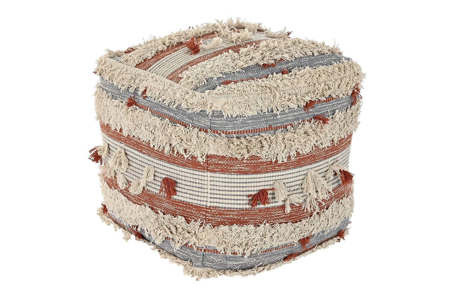 CUSCINO PAVIMENTO COTONE 50X50X50 2750 GR, RIGHE LD193926