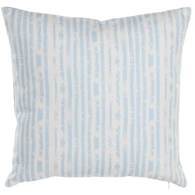 POLYESTER CUSHION 45X15X45 450GR, WHITE STRIPES LM203996