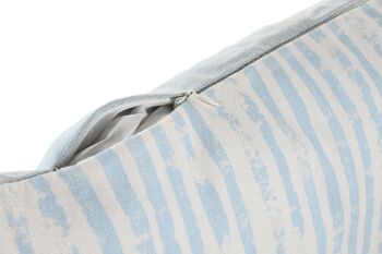 COUSSIN POLYESTER 50X15X30 000 GR. RAYURES BLEUES LM203997 4