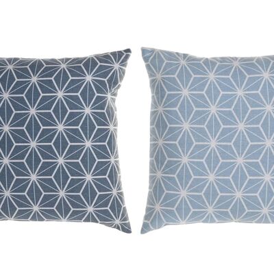 COUSSIN POLYESTER 40X10X40 350 GR, GEOMETRIQUE 2 SURT LM204384