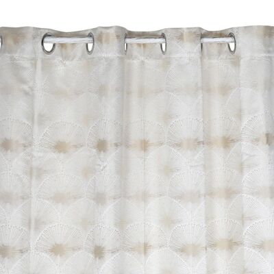 POLYESTER CURTAIN 140X270 180 GSM. BEIGE TD175916