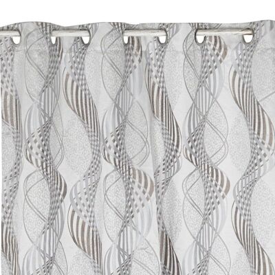 POLYESTER CURTAIN 140X270 180 GSM. GRAY TD175936