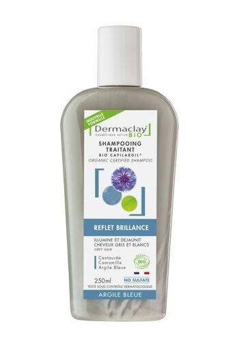 Shampoing Traitant Cheveux Gris Reflet Brillance - Certifié Bio* - 250 ml 1