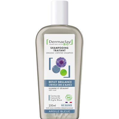 Shampoo trattamento riflesso lucentezza capelli grigi - Certificato biologico* - 250 ml