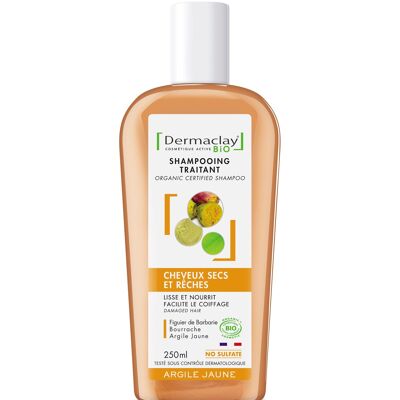 Shampoing Traitant Cheveux Secs & Rêches - Certifié Bio* - 250 ml