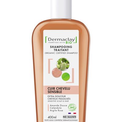 Sensitive Scalp Treatment Shampoo - Certified Organic* - 400 ml