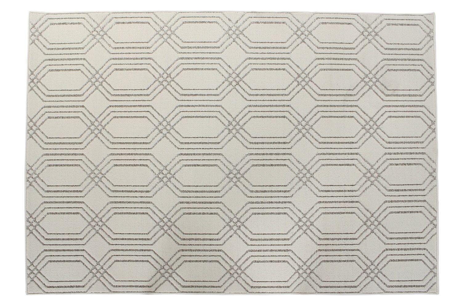 TAPPETO POLIESTERE 160X230X1 900 G/M2, CREMA TX180646