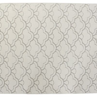TAPIS POLYESTER 120X180X1 900 G/M2, NUAGES BLANCS TX180649