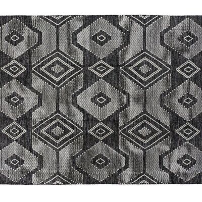 TAPIS COTON 200X290X1 1400 G/M², FRANGES NOIRES TX184678