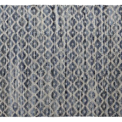 TAPIS COTON DENIM 160X230X1 DENIM NATUREL TX184695